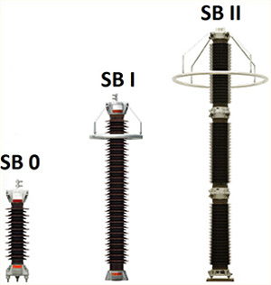 Porcelánové omezovače přepětí VN