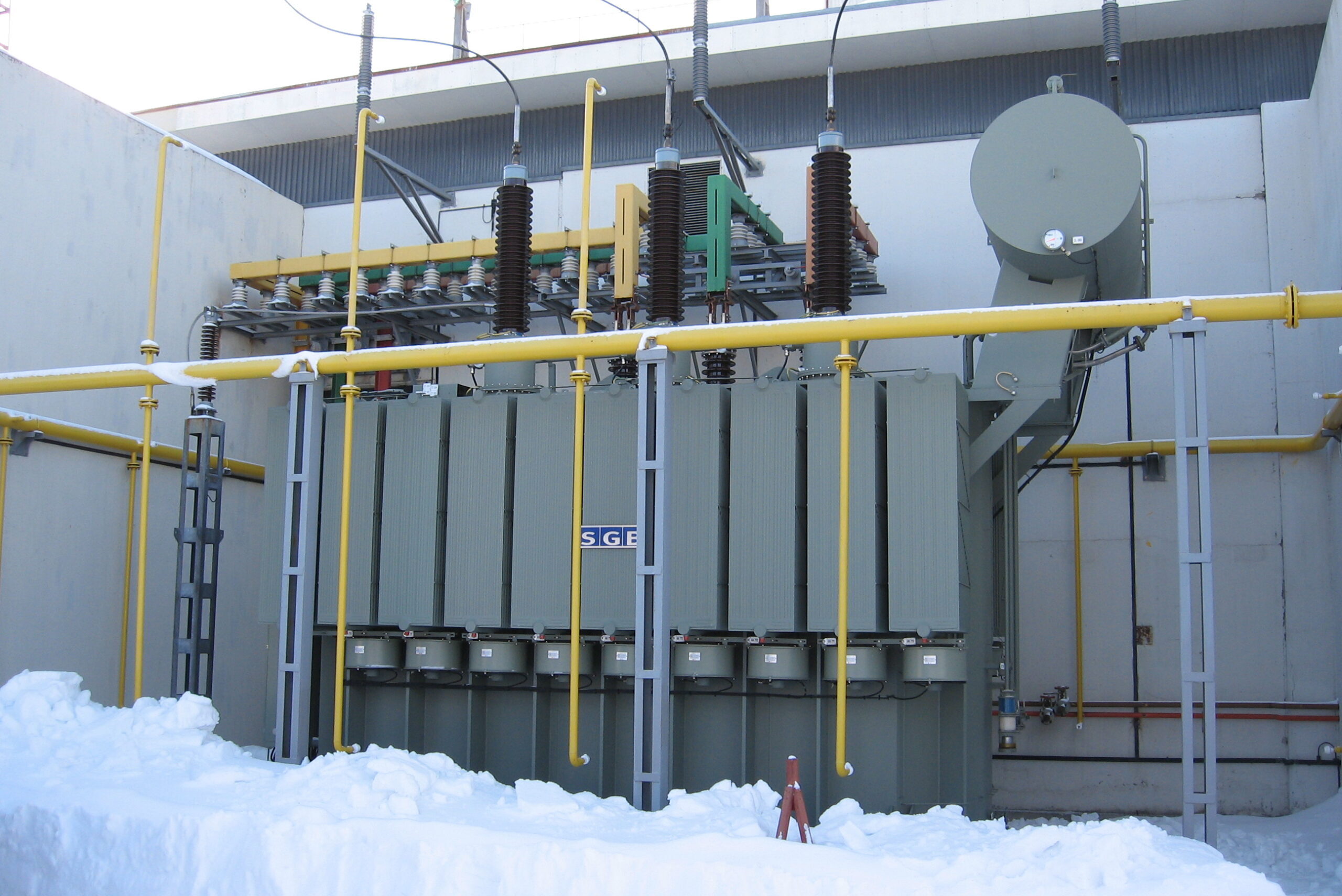 Výkonový transformátor v Murmansk - instalace